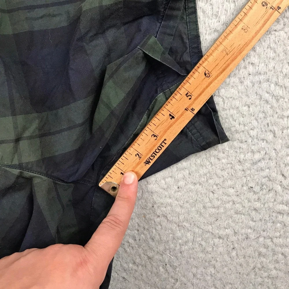 Polo Sport Ralph Lauren Swim‎ Trunks Mens L Plaid Black Watch Mesh Lined Short